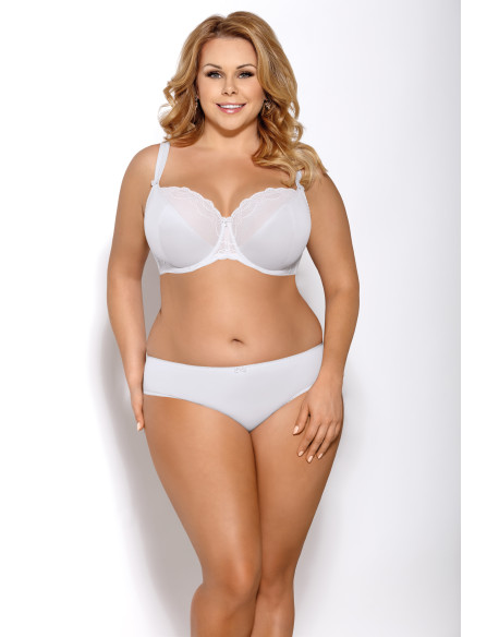 Gorsenia Figi Adele K326 Białe niskie