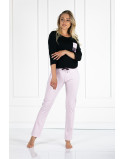 Momenti Per Me Piżama Ashley Black-Pink