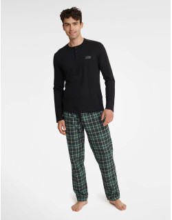 Piżama Usher 40946-99X Czarna