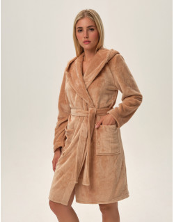 Szlafrok Fiora 41954-80X Beżowy