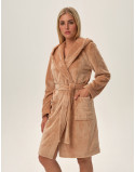 Szlafrok Fiora 41954-80X Beżowy