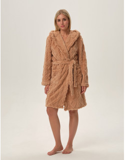 Szlafrok Fredda 41955-80X Beżowy