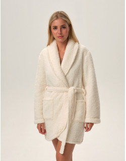 Szlafrok Fune 41953-01X Ecru 