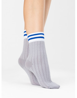 Skarpetki Player 80 Den Grey-Cobalt