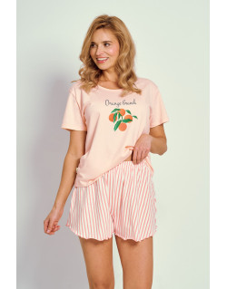 Piżama Darcie 3322 Morelowa