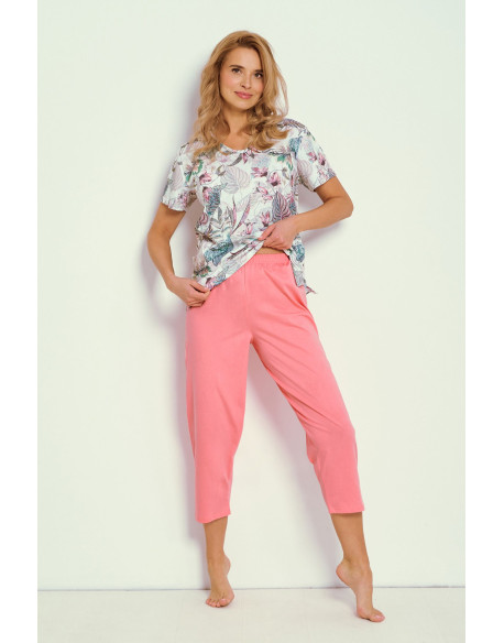 Piżama Renny 3343 Koralowa