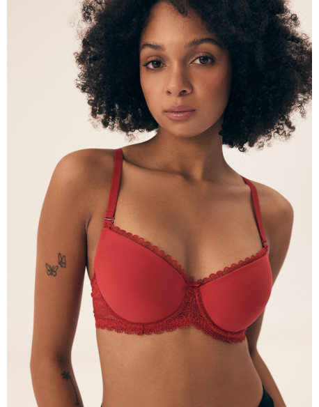 Biustonosz Julietta 43286 Czerwony