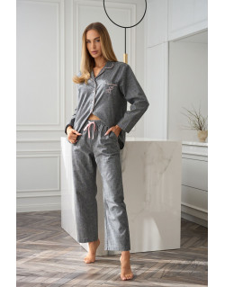 Piżama Coco 2531 Szara