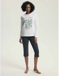 Piżama Danna 43686 Ecru