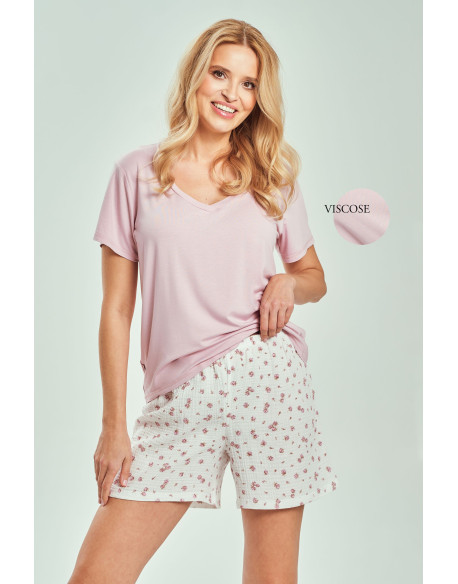 Piżama Felicia 3514 Pudrowy Róż