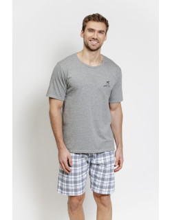 Piżama Eliot 3583 Szary Melanż