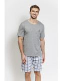 Piżama Eliot 3583 Szary Melanż