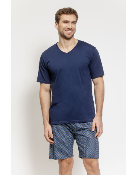 Piżama Otto 3586 Granatowa