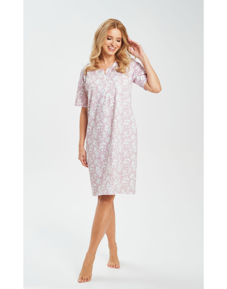 Koszula nocna Adria 3541 Pudrowy Róż