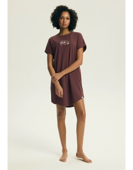 Koszula nocna Evika 45184 Fioletowa