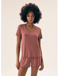 Piżama Noves 430222 Brudny Róż