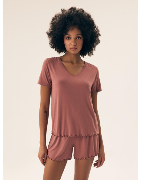 Piżama Noves 430222 Brudny Róż